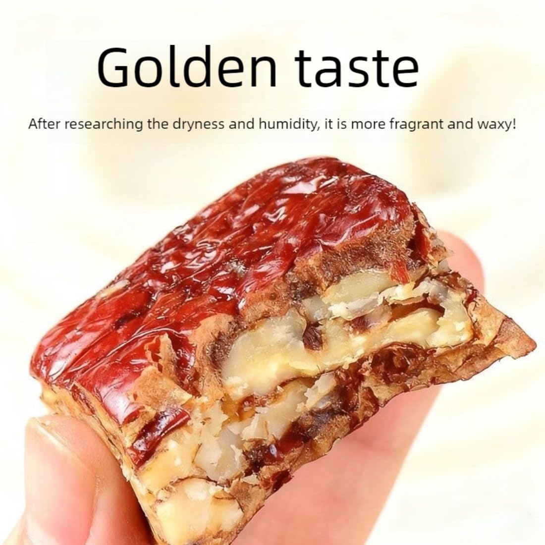 Walnut & Jujube Pie 250g,Natural Energy Snack with Whole Walnuts & Dates ,Sweet & Chewy Healthy Snack,,Nutritious Nut Snack, Perfect for Breakfast