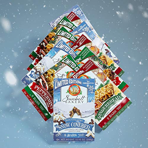 Sunbelt Bakery Snow Covered Chocolate Chip Chewy Granola Bars, Chocolate, 8 Bars (Pack of 5)