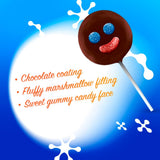Ricolino Mini Paleta Payaso Chocolate Covered Marshmallow Lollipop (15 Count) -Coated Marshmallows Lollipops - Mexican Suckers, Hispanic Perfect