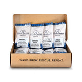 Grounds & Hounds Eight Flavored Coffee Blend Sample Kit - 100% Organic Coffee Grounds, Coffee Frac Pack, Ground Coffee Variety Pack, Includes Eight