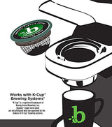 beaniac Organic Downtime Decaf Swiss Water Decaffeinated, Medium Roast, Single Serve Compostable K Cup Coffee Pods, Organic Arabica Coffee, Keurig