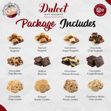 Dulcet Gift Basket Gourmet Brownie and Cookie Snack Signature Gift Basket-Includes a Variety of Pastries in an Elegant Hand Assembled Tin Box, Great