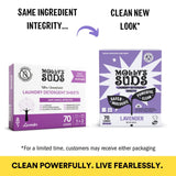 Molly’s Suds Laundry Detergent Sheets | Gentle on Sensitive Skin, Powerful Bio-Based Enzymes, Stain-Fighting | Liquidless & Plastic-Free Packaging |