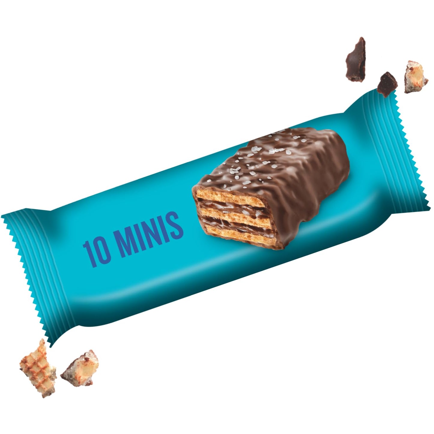 Little Secrets | Milk Chocolate Crispy Wafers | 10 Minis | Made in Europe | Nothing Artificial & No Sugar Alcohols | Sustainable Cocoa | 3.5 Ounce