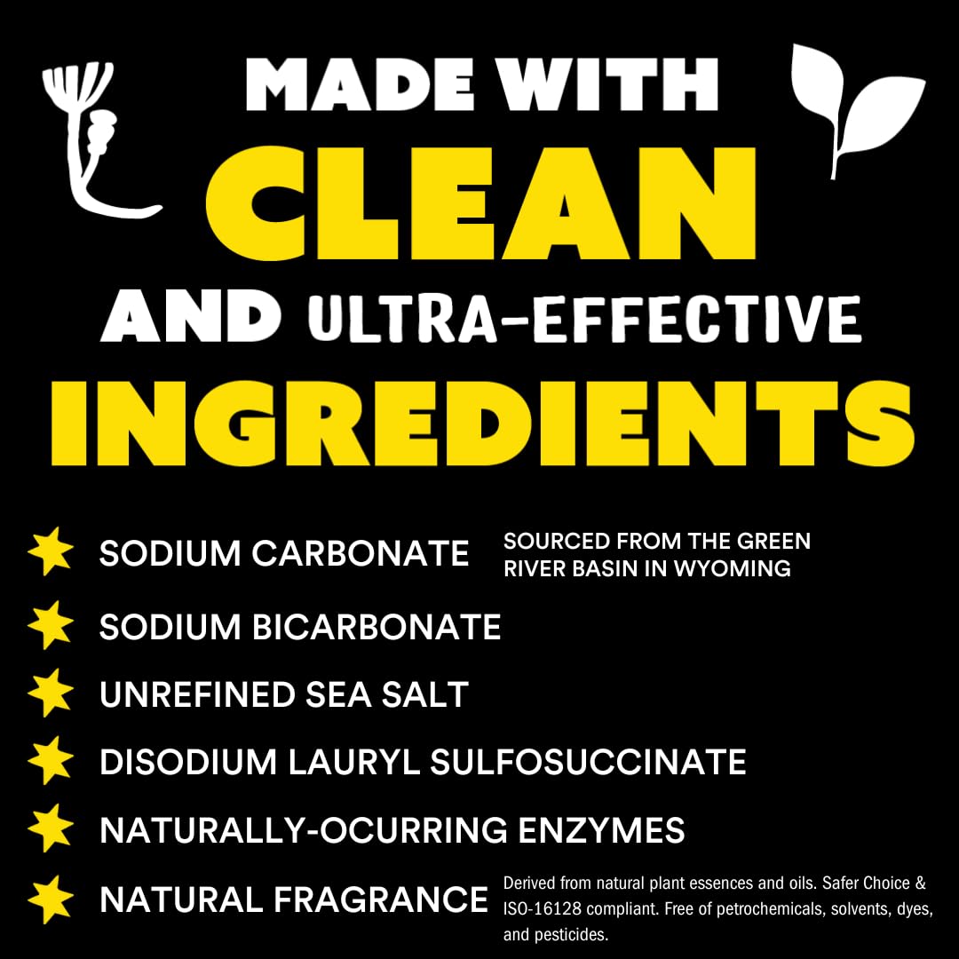 Molly's Suds Super Powder Detergent | Extra Strength Laundry Soap, Stain Fighting | Sensitive Skin | Simple, Effective Ingredients | 60 Loads - Ocean