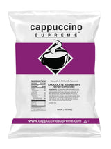 Cappuccino Supreme 2 lb bag Chocolate Raspberry Instant Cappuccino Mix