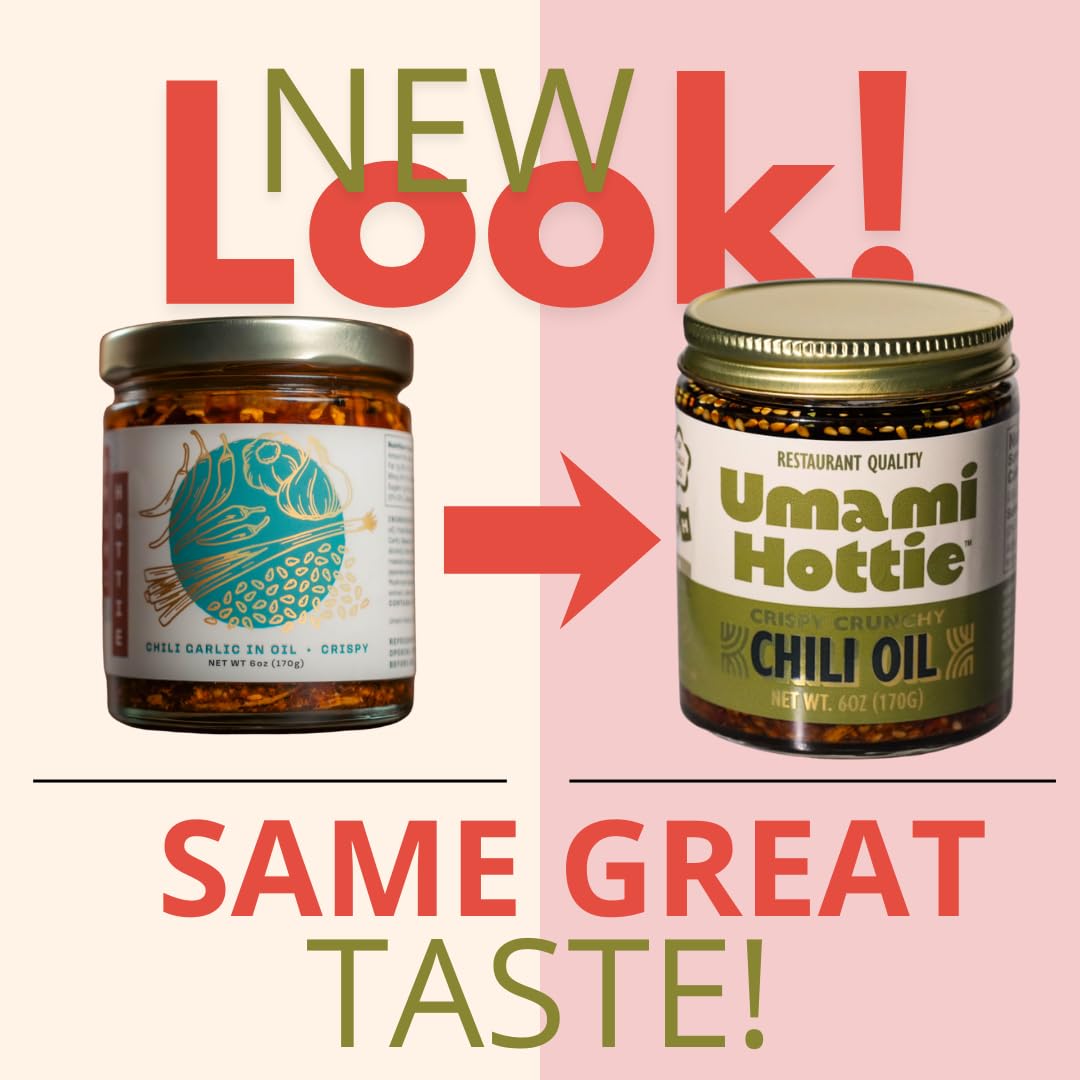 Crispy Crunchy Chili Crisp - The Ultimate Crunchy Texture Topping For Sushi, Dumplings, Eggs, Salad, Dips & More! | Premium Chili Oil W/A Hint