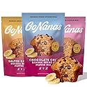 GoNanas Banana Bread Mix Variety Pack. Vegan, Gluten Free Healthy Snacks. Oat Flour Banana Bread or Banana Muffin Mix. Women Owned, US Ingredients, Dairy Free, Nut Free, Delicious Snacks (3 Pack)