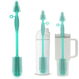 Raymeefa Silicone Bottle Brush,Double Sided with Sturdy Handle,Easy to Clean & Scratch-Free Brush for Baby Bottles,Sports Bottles,Insulated Bottles