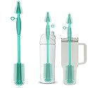 Raymeefa Silicone Bottle Brush,Double Sided with Sturdy Handle,Easy to Clean & Scratch-Free Brush for Baby Bottles,Sports Bottles,Insulated Bottles