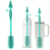 Raymeefa Silicone Bottle Brush,Double Sided with Sturdy Handle,Easy to Clean & Scratch-Free Brush for Baby Bottles,Sports Bottles,Insulated Bottles