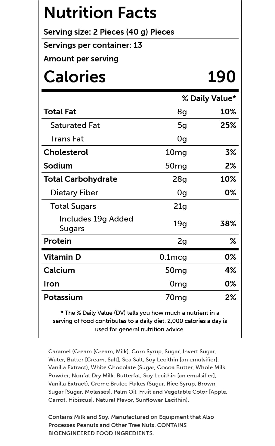 SANDERS White Chocolate Sugar Cookie Sea Salt Caramels (18 oz. Tub)