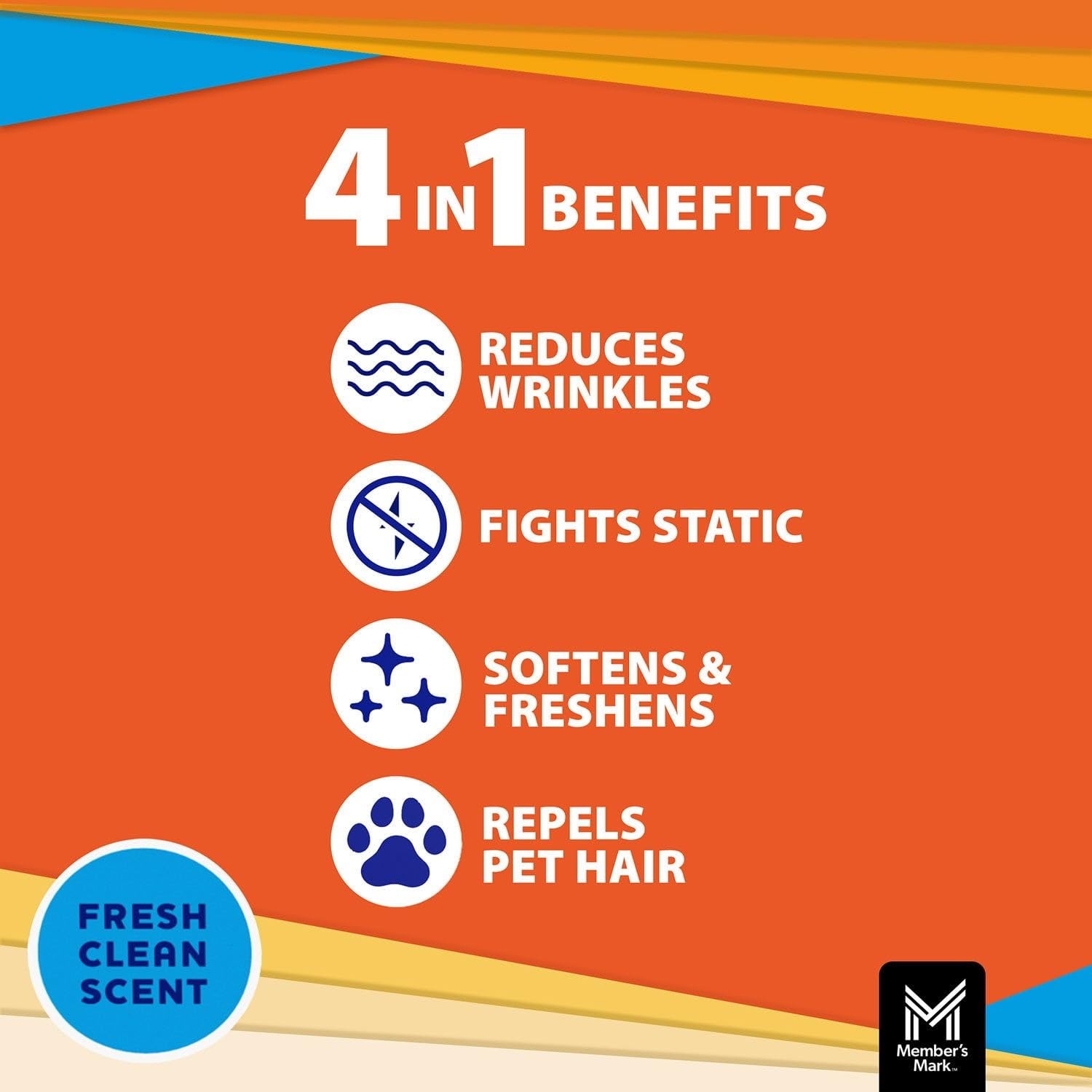 Member's Mark Fabric Softener Sheets