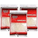 Angel Brand Isinglass 0.25 oz Pouch Pack of 3 - Sourced from Red Sea Algae - Agar Agar Primarily used as a thickening agent in soups, jellies