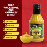 Maurice’s Southern Gold BBQ Sauce, Hickory - Smoke-Kissed Carolina Gold Barbecue Sauce - Authentic Southern Carolina Barbeque Dressing - Mustard Based