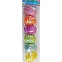 Easter Eggs Iridescent Fillable Plastic 3”x2” 6/Pk