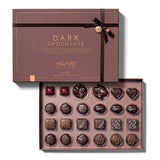 Ethel M Chocolates 24 Piece Premium Dark Chocolate Collection Assortment Candy Gift Box ? Exotic flavors, lemon, vanilla, caramel and more