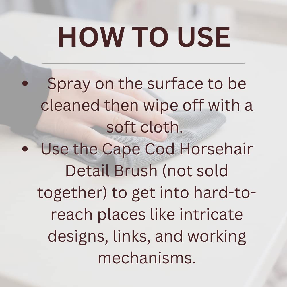 Cape Cod Clean Link | Cleans & Lubricates Brushed and Satin Metal Finishes (Qty 1) 2.7ounce Spray