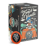 Bones Coffee Company Flavored Coffee Bones Cups French Vanilla Flavored Pods | 12ct Single-Serve Coffee Pods Compatible with Keurig 1.0 & 2.0 Keurig