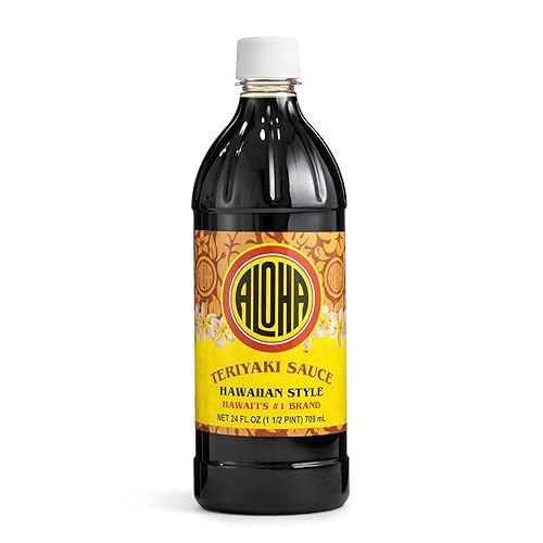 Aloha Shoyu - Hawaiian Teriyaki Sauce - Versatile and Sweet Marinade - Made in Hawaii - 24 oz. Bottle