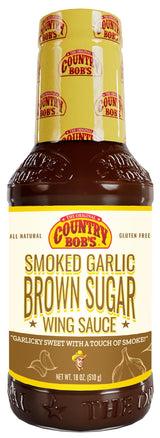 Country Bob's - Smoked Garlic & Brown Sugar Wing Sauce - 18 oz