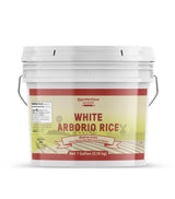 Unpretentious White Arborio Rice, 1 Gallon, Italian Risotto, Rice Pudding, Creamy Rice, Bulk Size Container
