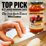 Hoboken Farms Marinara Sauce - No Sugar Added, Non-GMO, Preservative-Free, Low Carb, Keto - Better For You Pasta Sauce! (25 Fl Oz, Pack of 2)