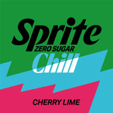 Sprite® Chill Zero Sugar Cherry Lime Natural Flavor Soda Soft Drink Cans, 12 fl oz, 12 Pack