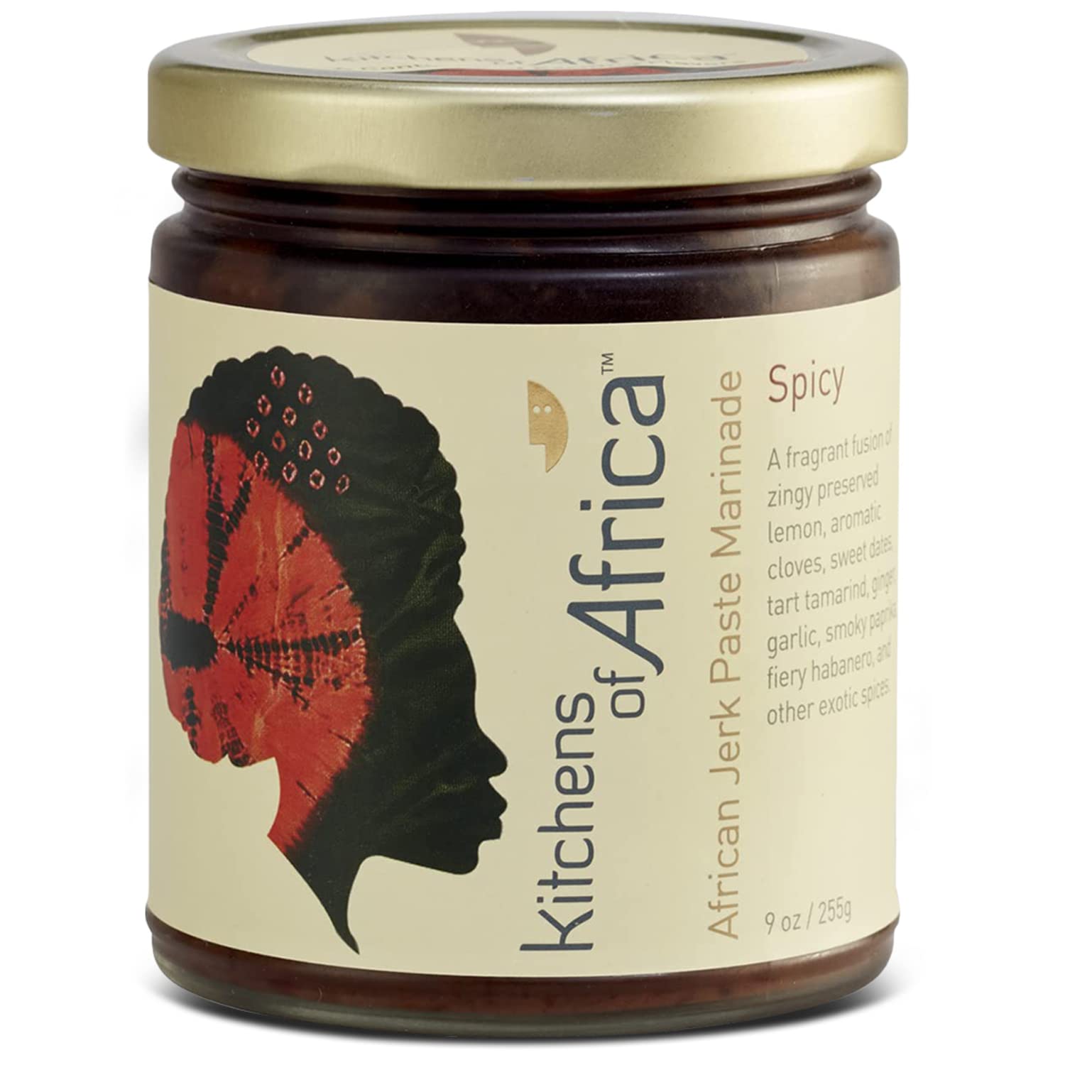 Kitchens of Africa Jerk Seasoning Paste with Preserved Lemon, Dates, Tamarind, Dijon Mustard and Highly Aromatic Spices - Tastes Like No Other