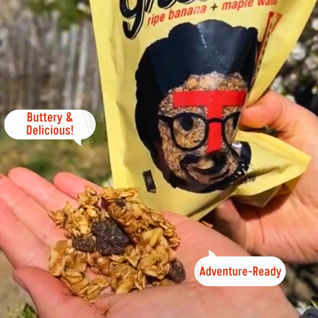 Taos Bakes- Ripe Banana & Maple Walnut Granola - Crunchy Granola Breakfast Snack - Gluten Free, No GMOS, No Fillers - 10 oz (Pack of 6)