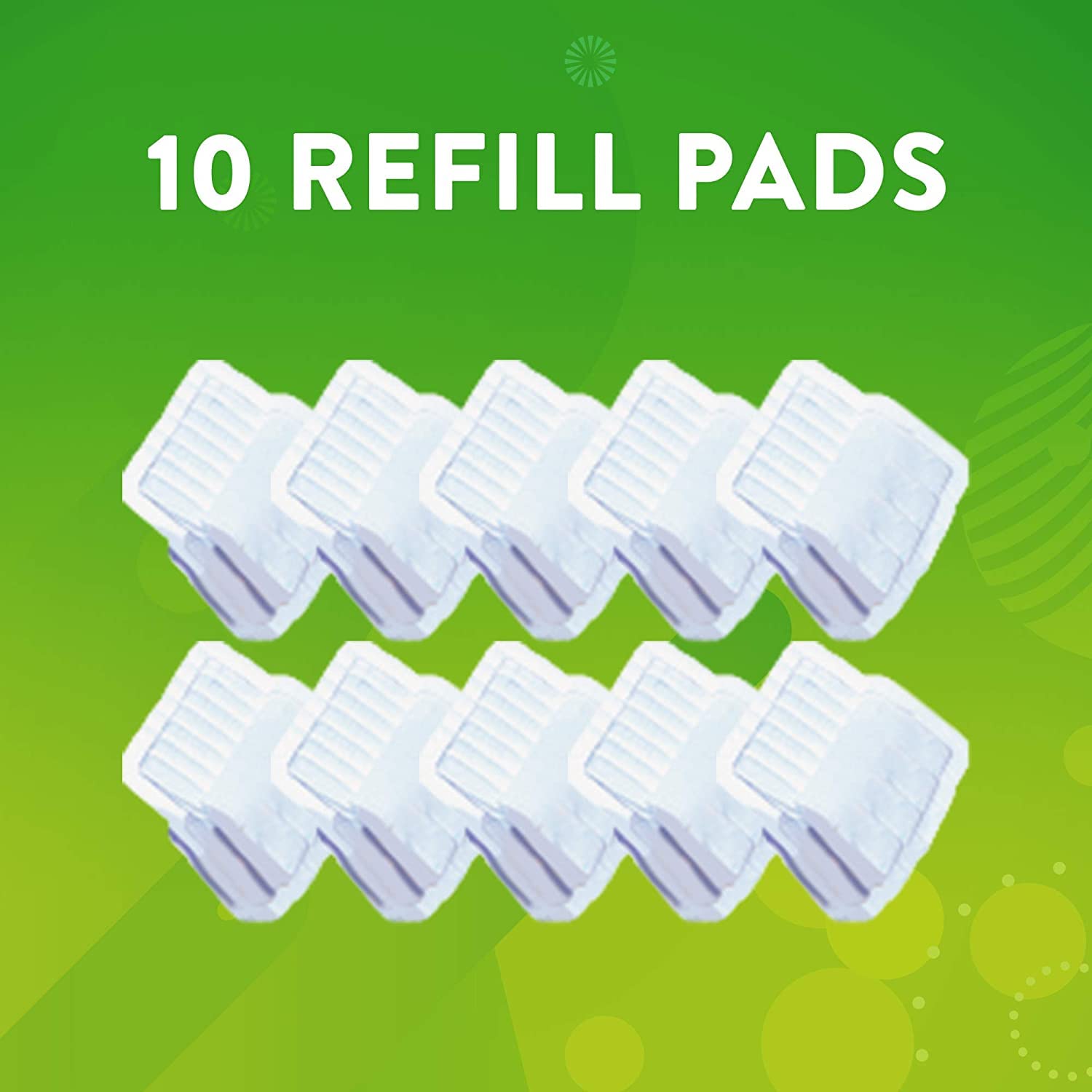 Scrubbing Bubbles Fresh Brush Flushable Refill Pads for Toilet Cleaning System, Citrus Action Scent, Toilet & Toilet Bowl Cleaner, 10 CT Refill