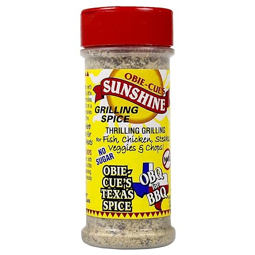 Obie-Cue's Texas Sunshine Grilling Spice - 3X World BBQ Champion's Special Blend (4.8 oz)