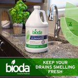 Bioda Professional Strength Enzyme Drain Cleaner, Septic Safe Drain Odor Eliminator, Smell Eliminator, 4 Pack