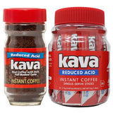 Kava Low Acid Instant Coffee Gift Set, 4 Ounce Glass Jar & 20 Single Serve Stick Packets for On-The-Go & Travel