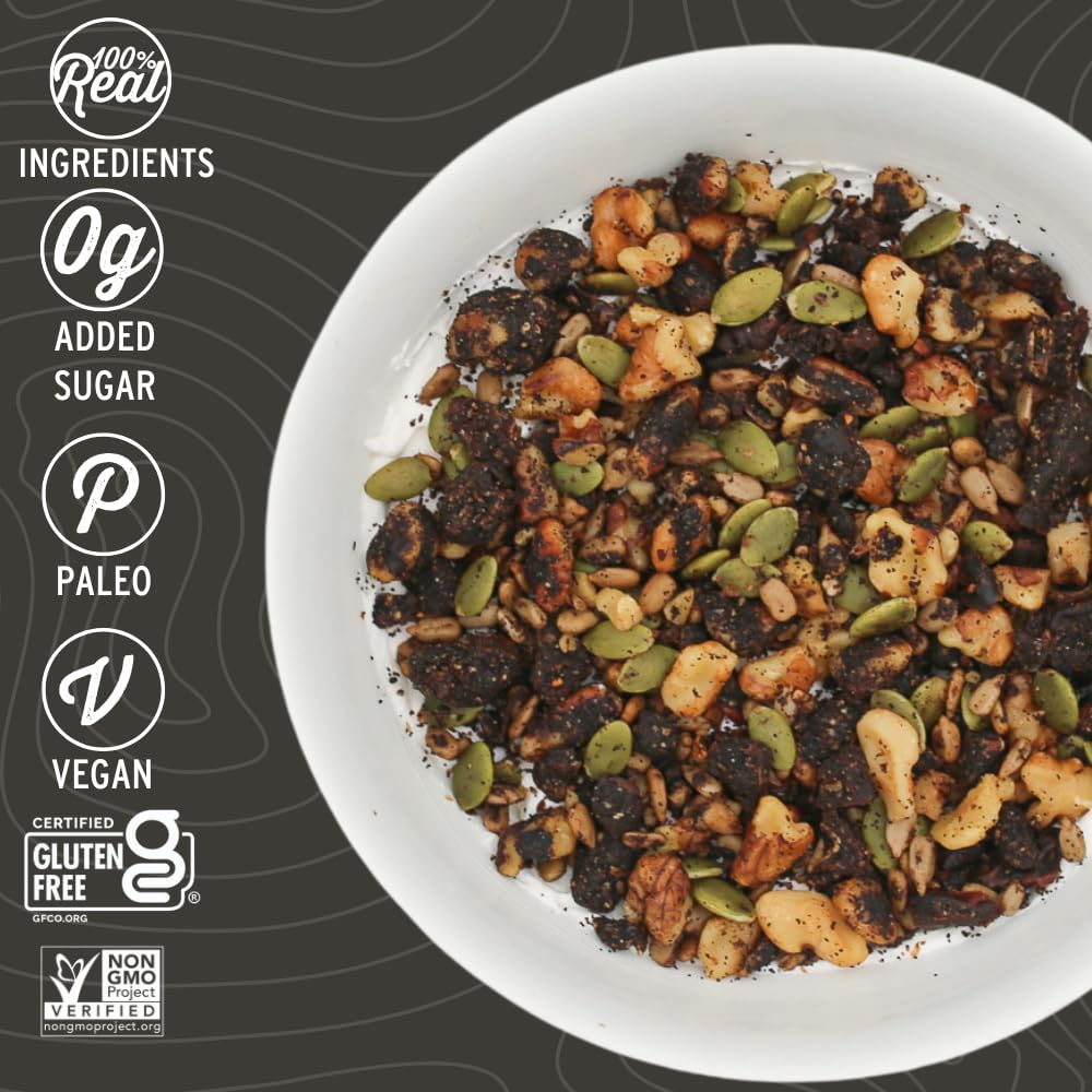 Wildway Keto Granola | Vanilla Bean Espresso | Grain-Free, Certified Gluten-Free Cereal | Vegan, Low Carb | No Sugar Added | Paleo-Friendly | Non-GMO