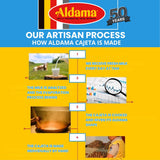 ALDAMA Wafer Milk Candy Cones, Crisp Wafer Shells Filled with Rich Mexican Cajeta Milk Filling (12 pieces)