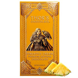 Thor's Chocolate Pineapple Cream White Chocolate Bar (3 oz) | Award-Winning, Bean to Bar Artisan, Silky Smooth, Fruity, Small Batch Handcrafted