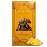 Thor's Chocolate Pineapple Cream White Chocolate Bar (3 oz) | Award-Winning, Bean to Bar Artisan, Silky Smooth, Fruity, Small Batch Handcrafted