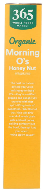 365 by Whole Foods Market, Organic Honey And Nut Morning O's Cereal, 12.2 Ounce