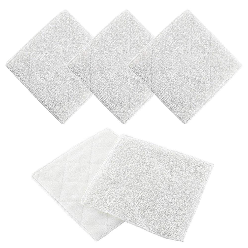 VideoPUP 5PCS Replacement Microfiber Steam Mop Pads Compatible with S7338 S7339 Steam Mop,Machine Washable and Reusable