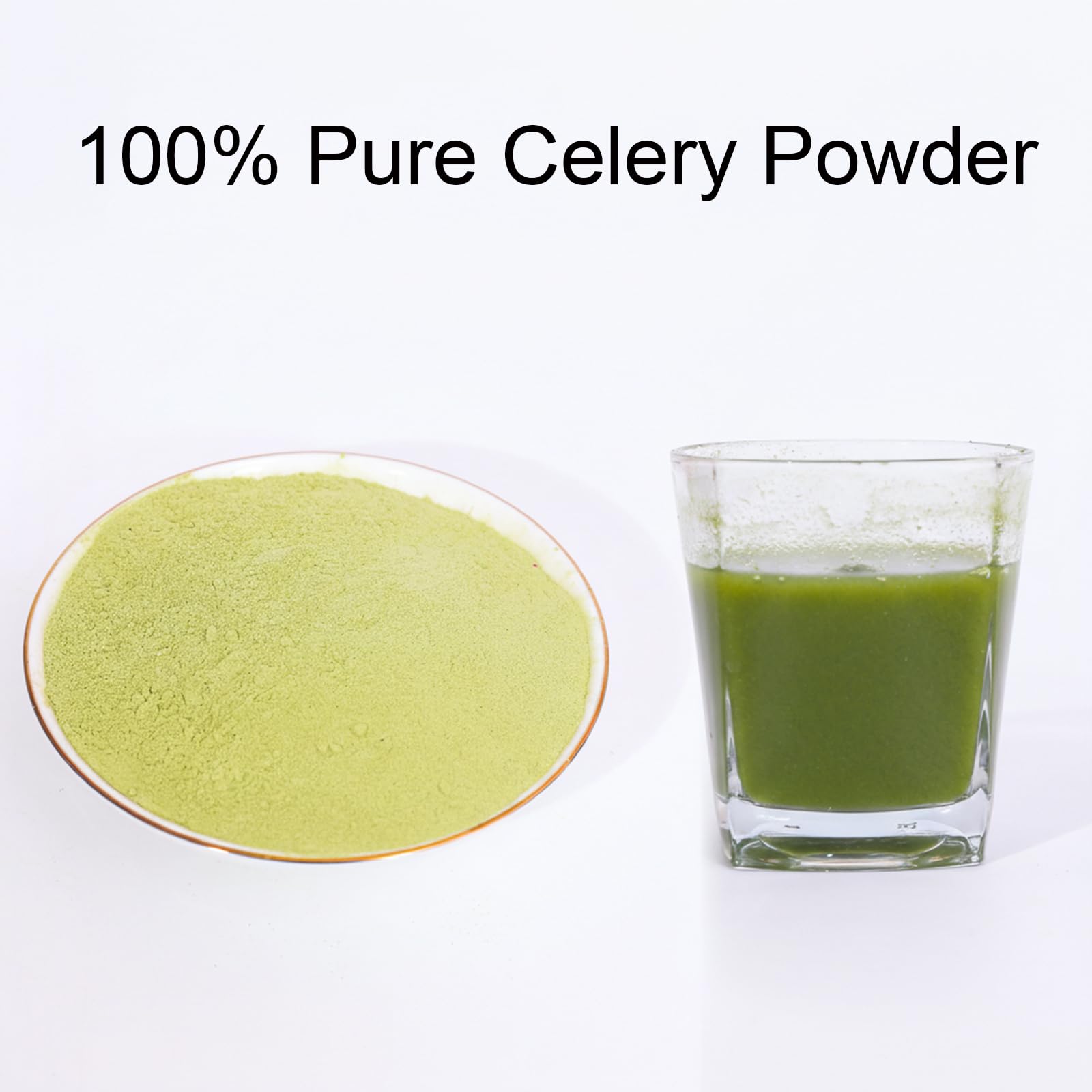 MOCKRAND Pure Celery Powder 17.64 oz, Fresh Celery Juice Powder, No Additives, Celery Powder for Seasoning, Cooking and Baking