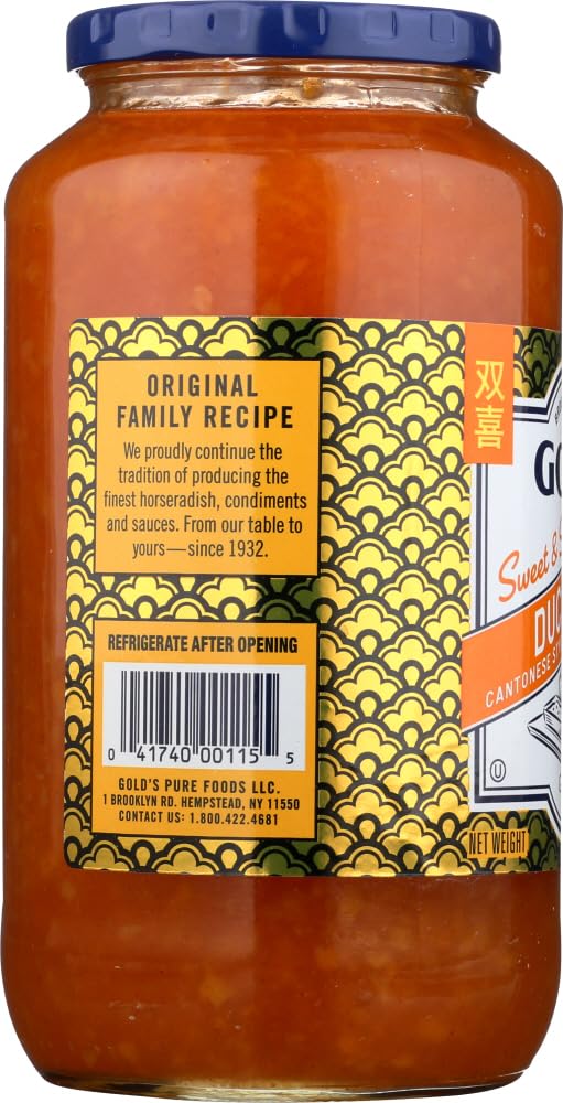 Gold's Duck Sauce, Sweet and Sour, Cantinese,40 Ounces (Pack of 6)
