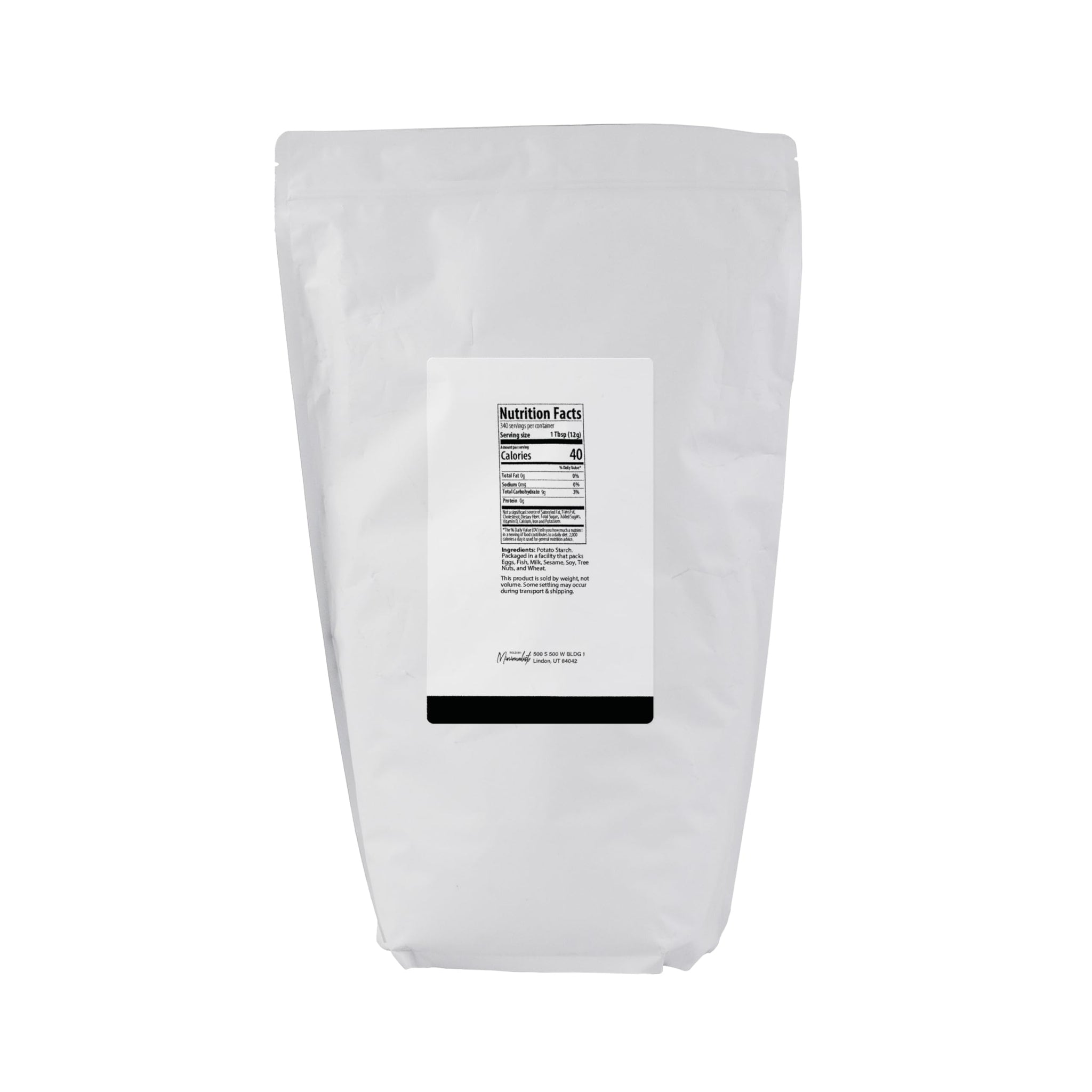Minimalist Potato Starch, Ideal for Thickening Sauces and Baking (144 Ounce)