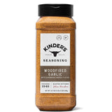 Kinder Woodfired Garlic Seasoning with Hardwood Smoked Flavor, 22.5 oz - Premium BBQ Rub & Grilling Spices for Steak, Chicken, Pork, and Vegetables