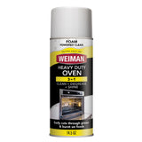 Weiman Heavy Duty Foaming Oven Cleaner & Degreaser, Removes Burnt-On Grease, Food Residue from Ovens, Grills, Broiler Pans, Phosphate Free, 14.5 oz