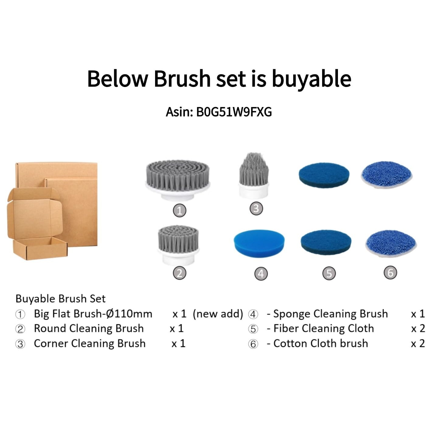 Benifi Electric Spin Scrubber Full-Body IPX7 Waterproof Cordless Bathroom Cleaning Brush with Power LCD Display and 8 Brush Heads