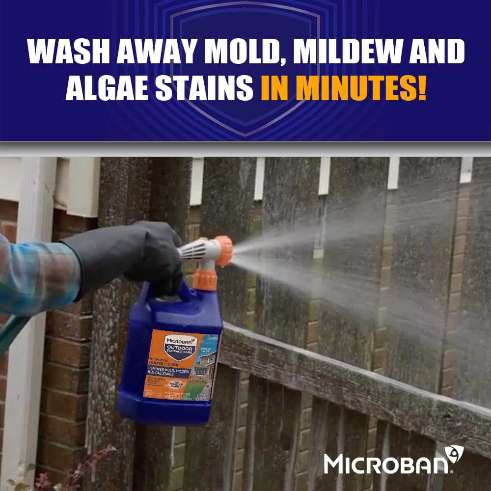 MICROBAN Outdoor Surface Care Multi-Purpose Foaming Cleaner