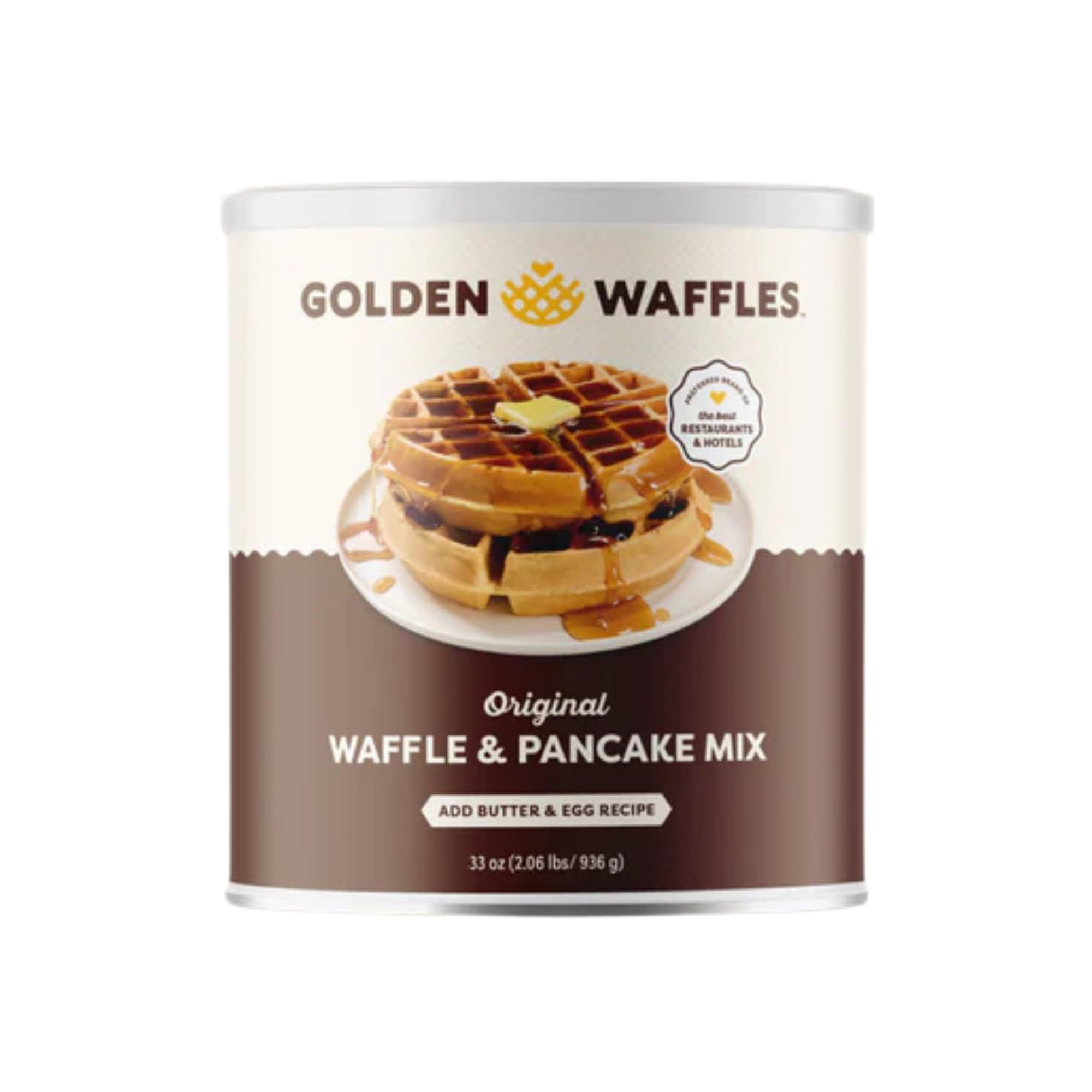 Carbon's Golden Malted Pancake & Waffle Flour 33 oz each (1 Item Per Order, not per case)