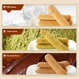 Finger-Shaped Mochi Bread, Soft And Chewy, Satisfying Breakfast Or Snack, Light And Flavorful, Perfect For Students, Convenient And Ready-To-Eat
