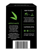 Choice Organic Teas Apple Mate Tea - Compostable - Contains Caffeine - 48 Organic Yerba Mate Tea Bags (Pack of 3)